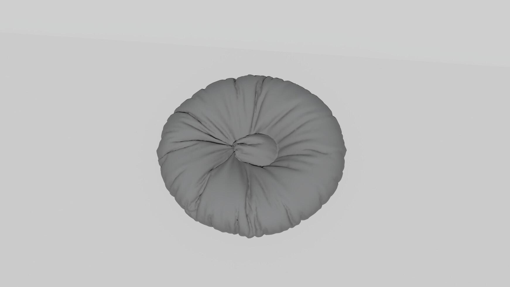 3d rendering round beanbag photo