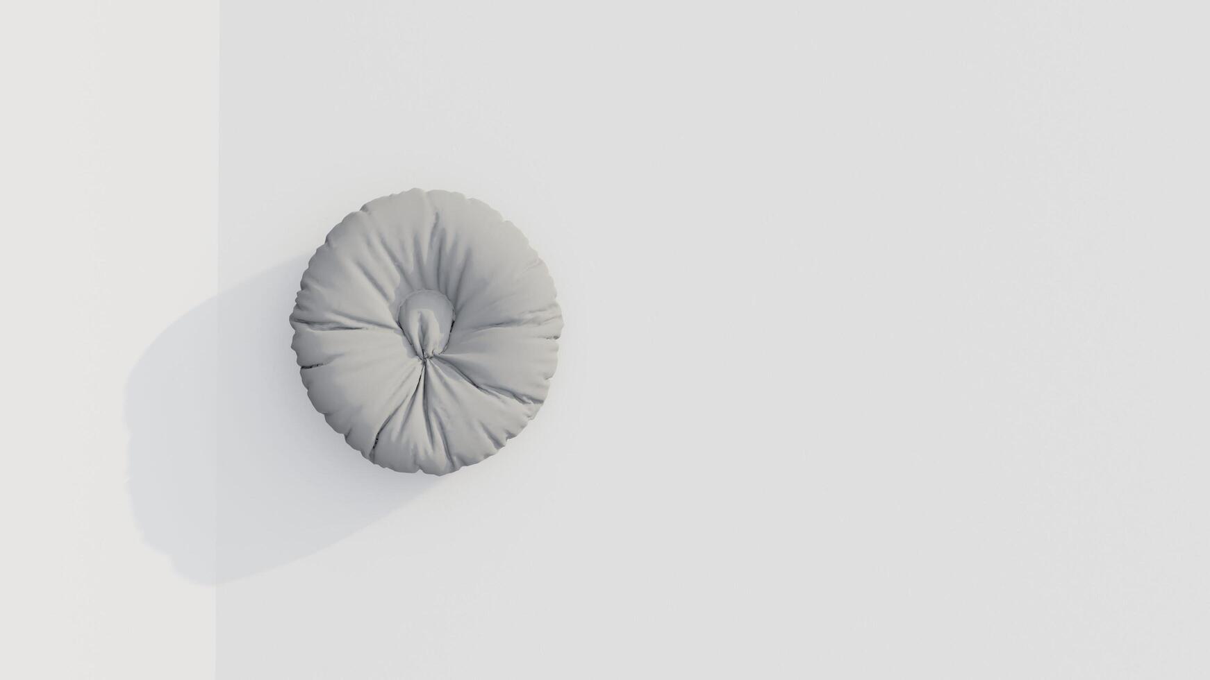3d rendering round beanbag photo