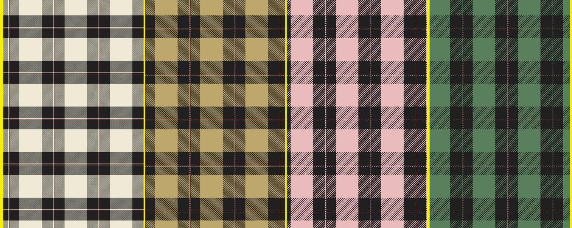 classic tartan plaid seamless pattern vector
