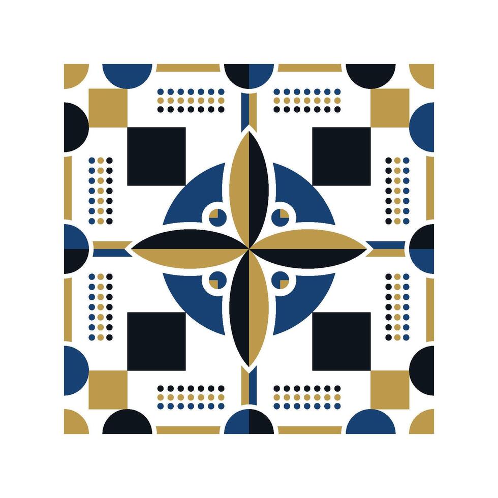 ILLUSTRATION 98 MODERN GEOMETRIC PATTERN ARTWORK vector