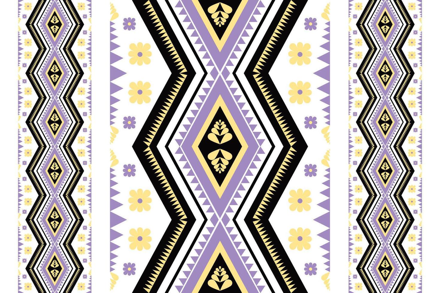 Violet and yellow fabric seamless pattern vector
