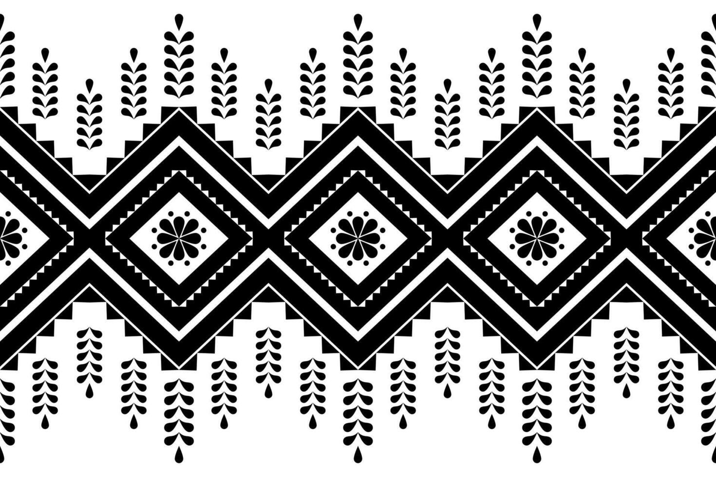 Tribal fabric seamless pattern vector