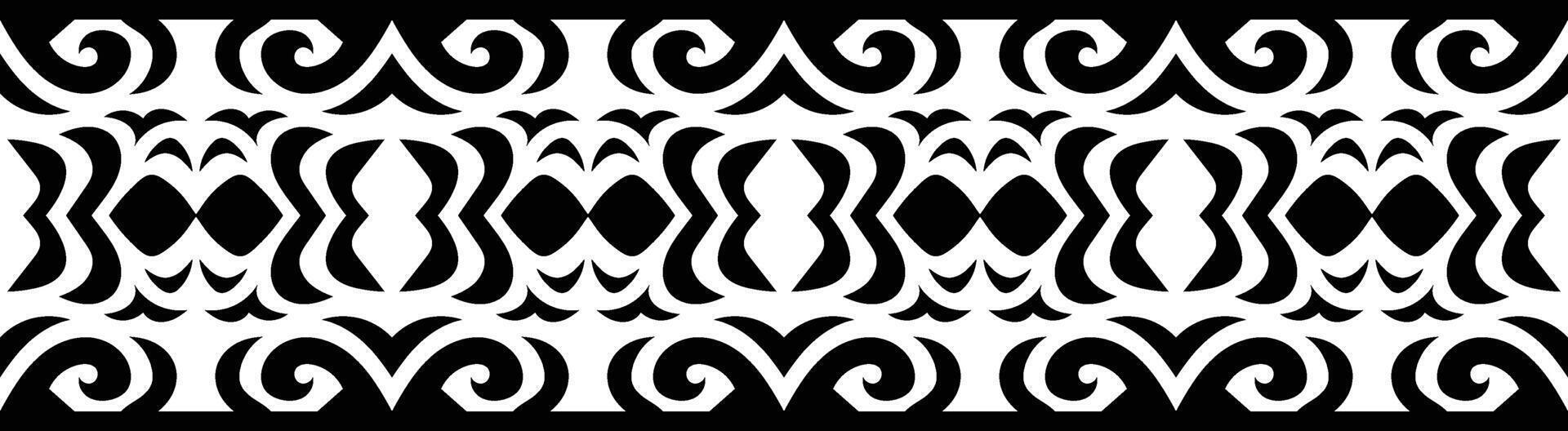 Ethnic border ornament pattern. Geometric oriental seamless pattern. Vintage element illustration. Baroque Floral Aztec tribal. Design for frame, textile, fabric, clothing, carpet, background. vector