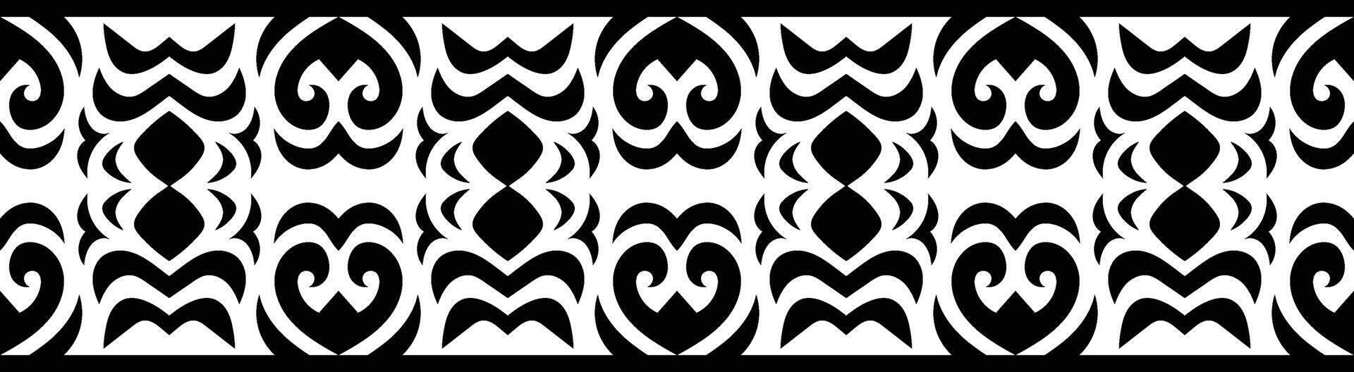 Ethnic border ornament pattern. Geometric oriental seamless pattern. Vintage element illustration. Baroque Floral Aztec tribal. Design for frame, textile, fabric, clothing, carpet, background. vector