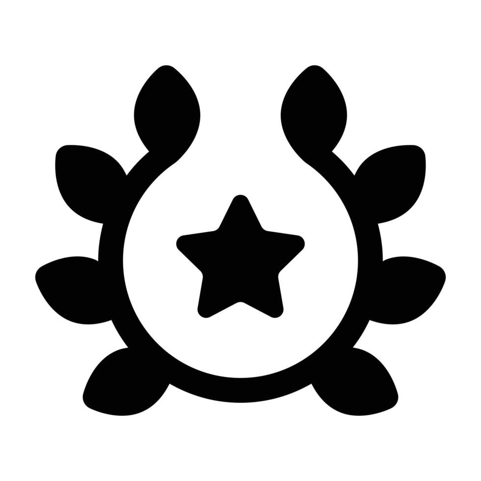 Simple Winner solid icon. The icon can be used for websites, print templates, presentation templates, illustrations, etc vector