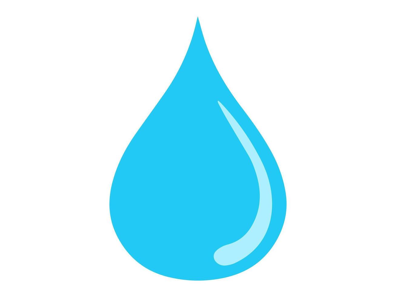 Water Spill Element Background vector