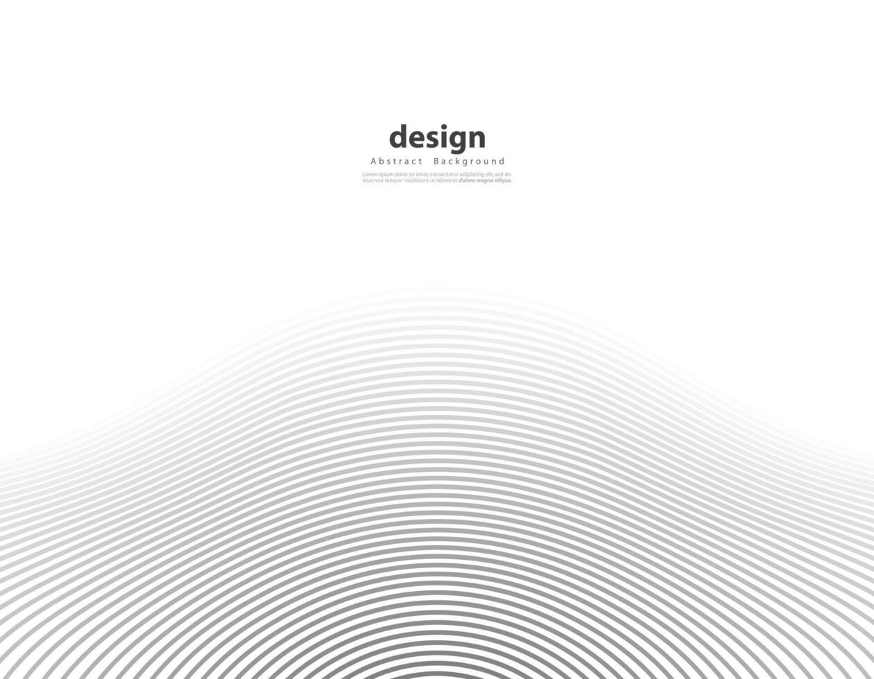 Abstract circle halftone black background. Gradient retro line pattern design. Monochrome graphic. Circle for sound wave. illustration vector