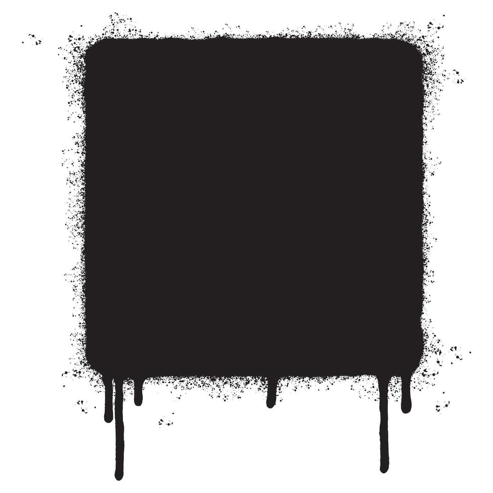 Spray Painted Graffiti triangle icon Sprayed isolated with a white background. vector