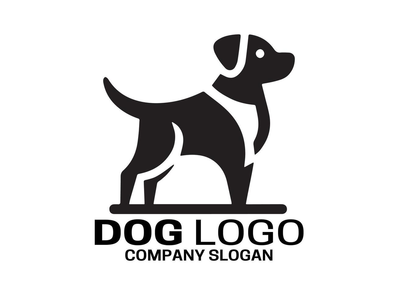 Dog Icon Symbol . Dog Logo Design Template vector