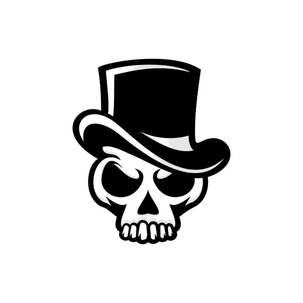 SKULL MAGIC HAT vector