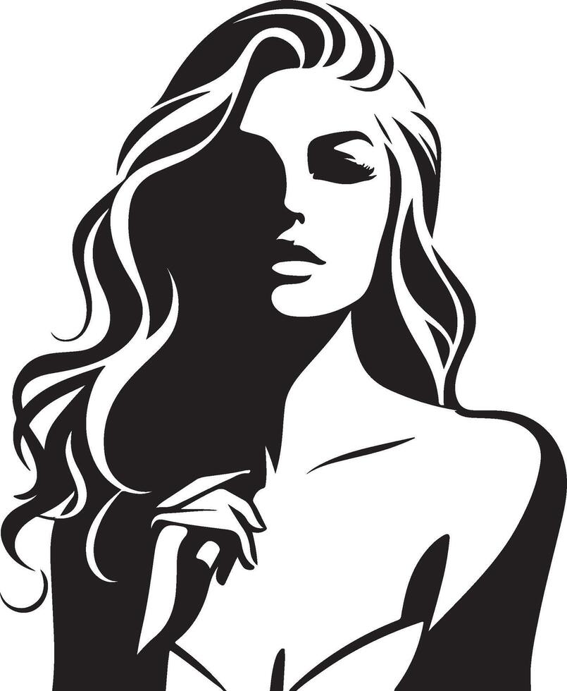 female model illustration ,eps 10 vector