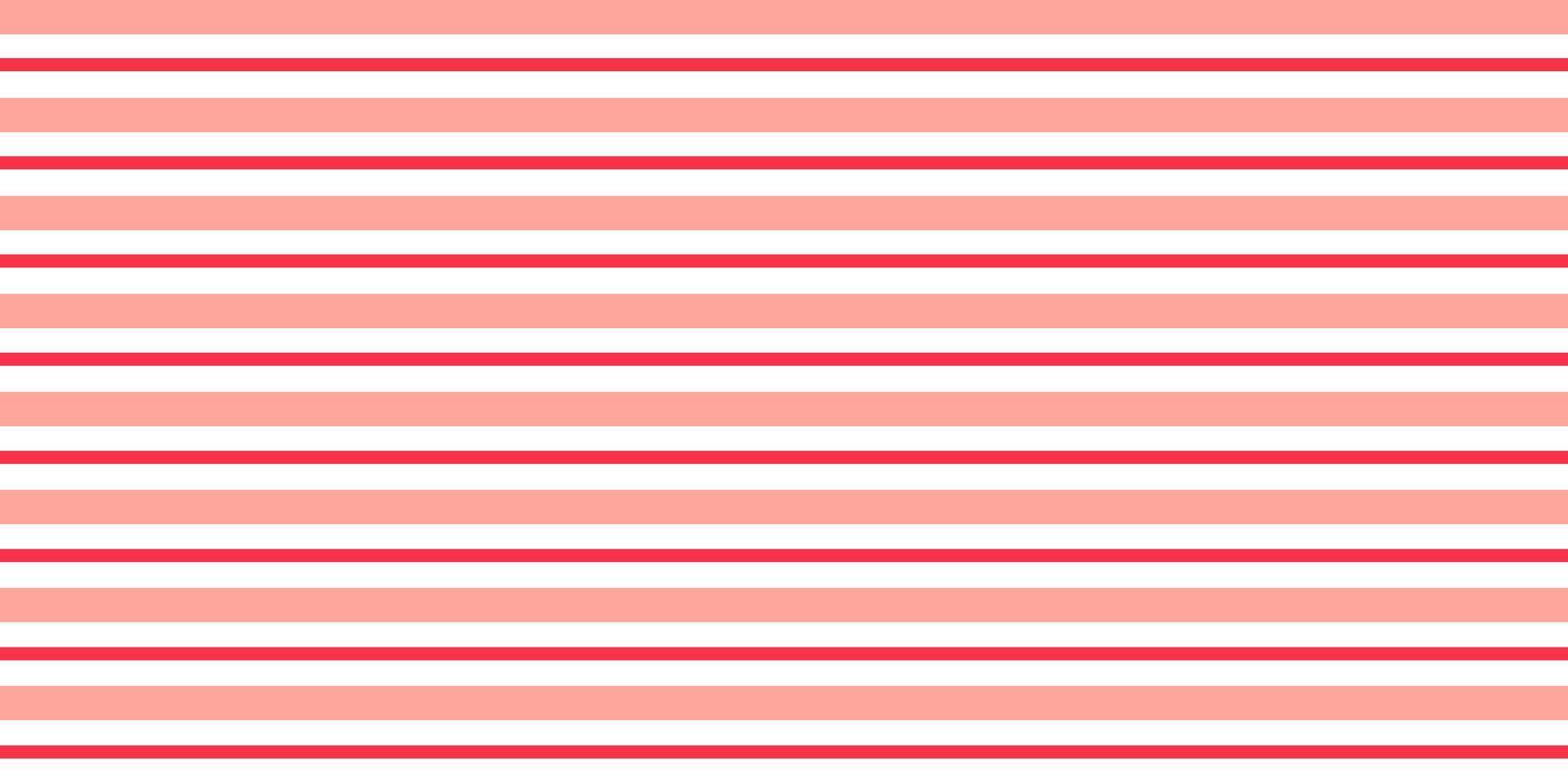 Seamless pattern with horizontal red and pink stripes. Striped background in Christmas style. Texture for candy wrapping paper or for gift vector
