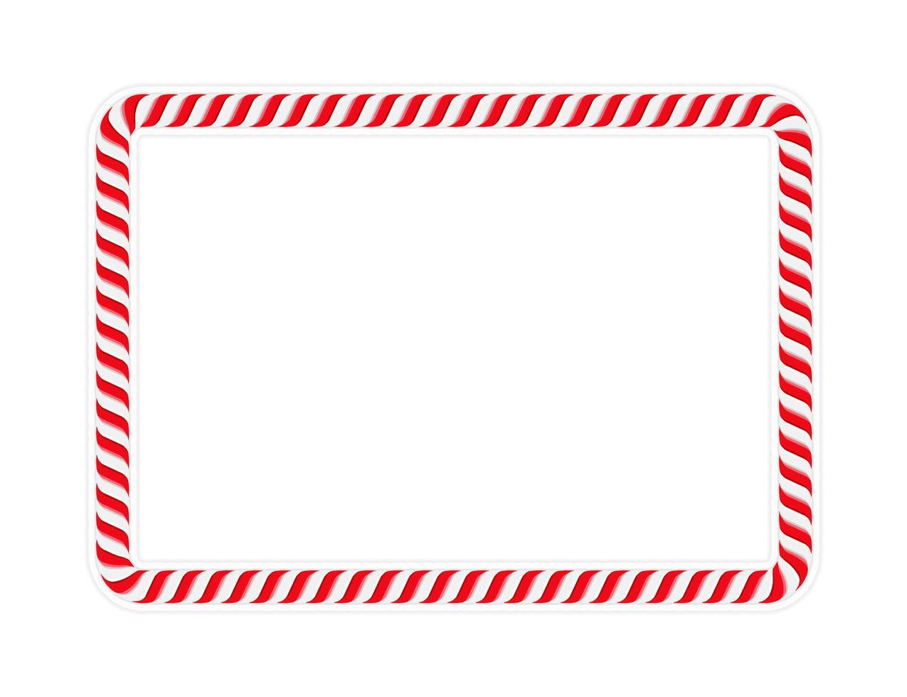 Candy Cane Frame vector