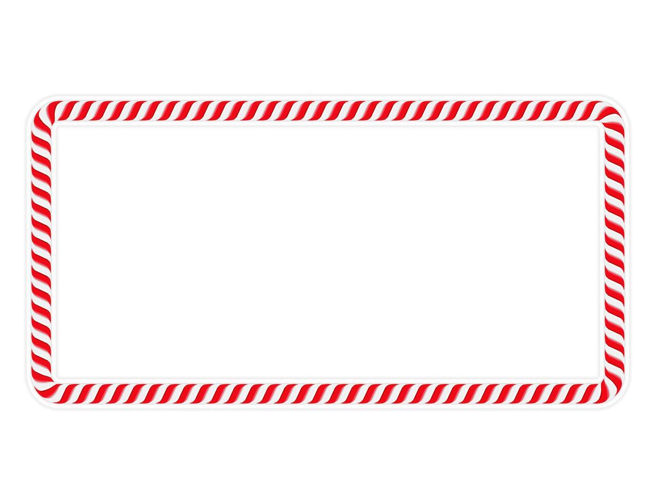 Candy Cane Frame vector
