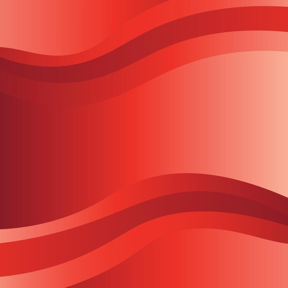 Simple abstract red orange wavy gradient background design in orange, yellow and red colour combination. vector