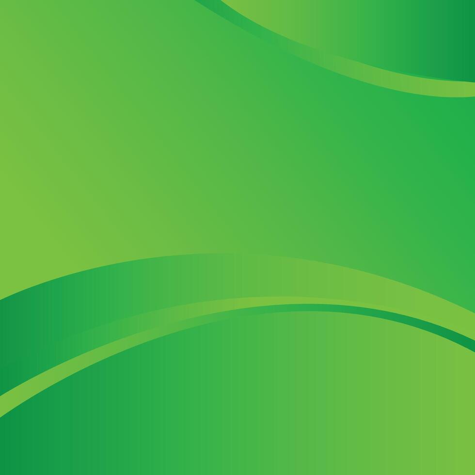 Simple green background. Dynamic wave texture gradient concept. modern wavy background style vector