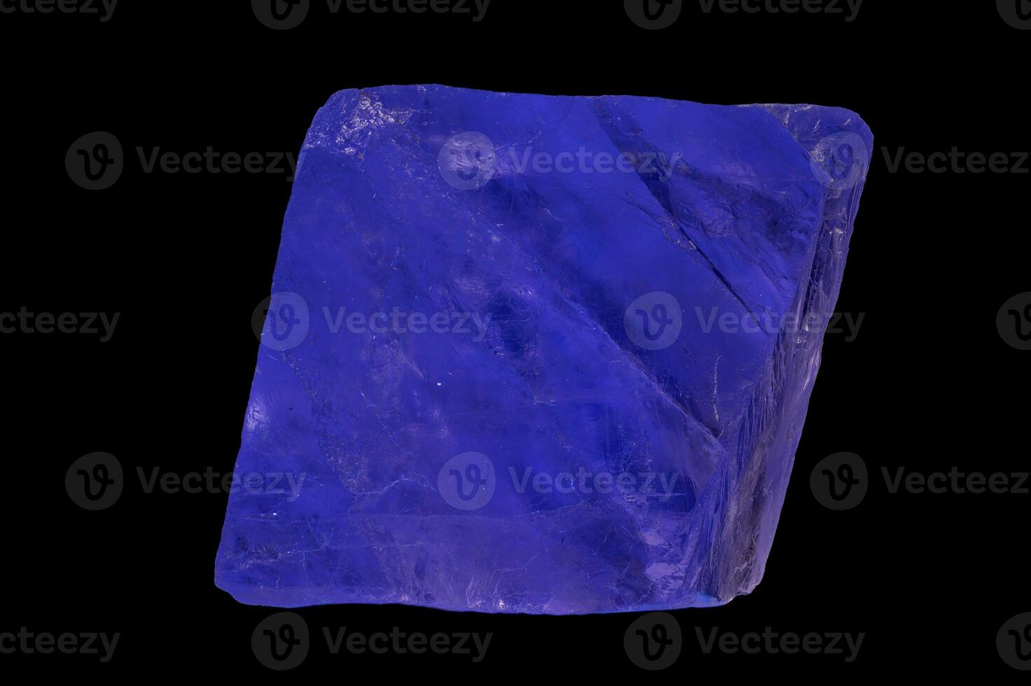 Fluorite under UV light photo