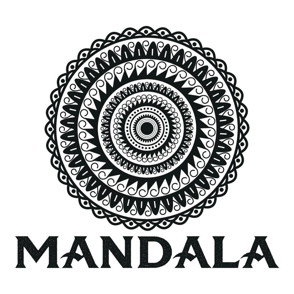 Custom unique new professional colouring book pages mandala vector