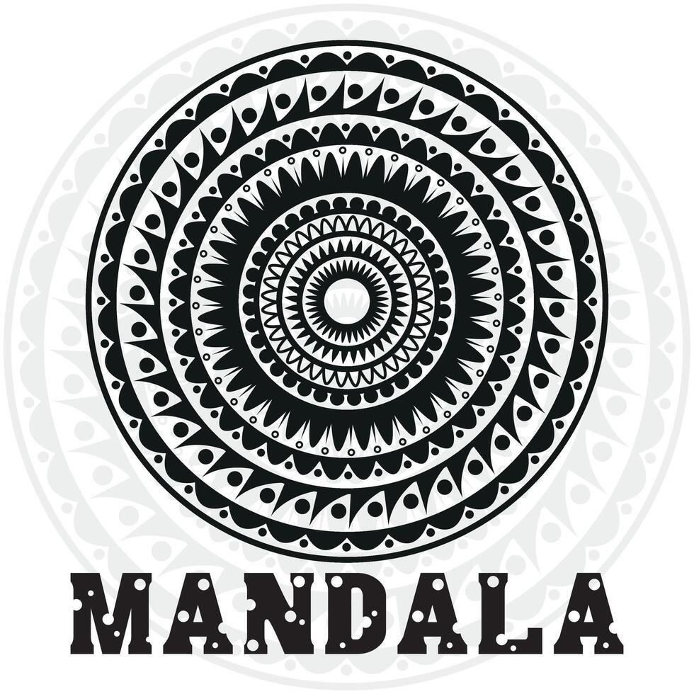 Custom unique new professional colouring book pages mandala vector