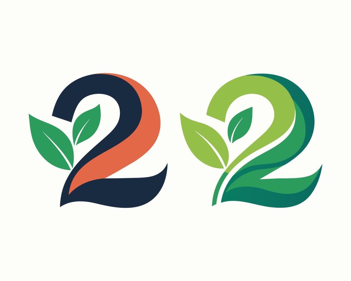 Leaf Number 2 illustration vector