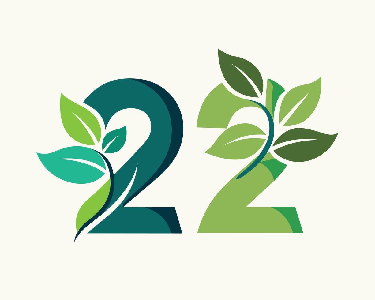 Leaf Number 2 illustration vector