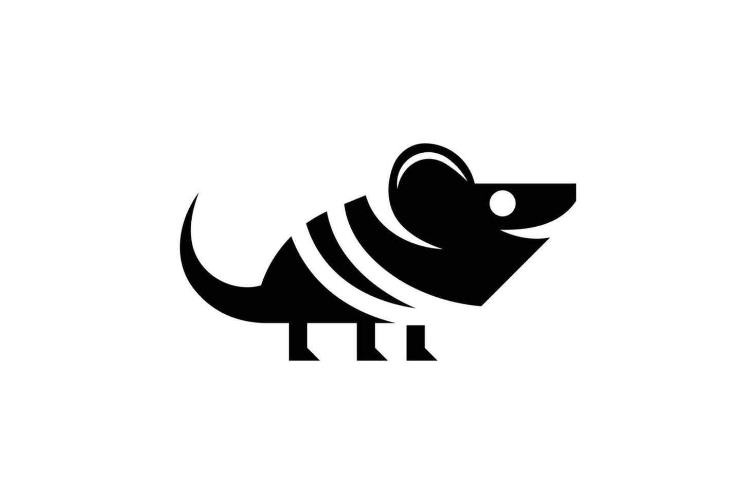 modern mouse logo vector