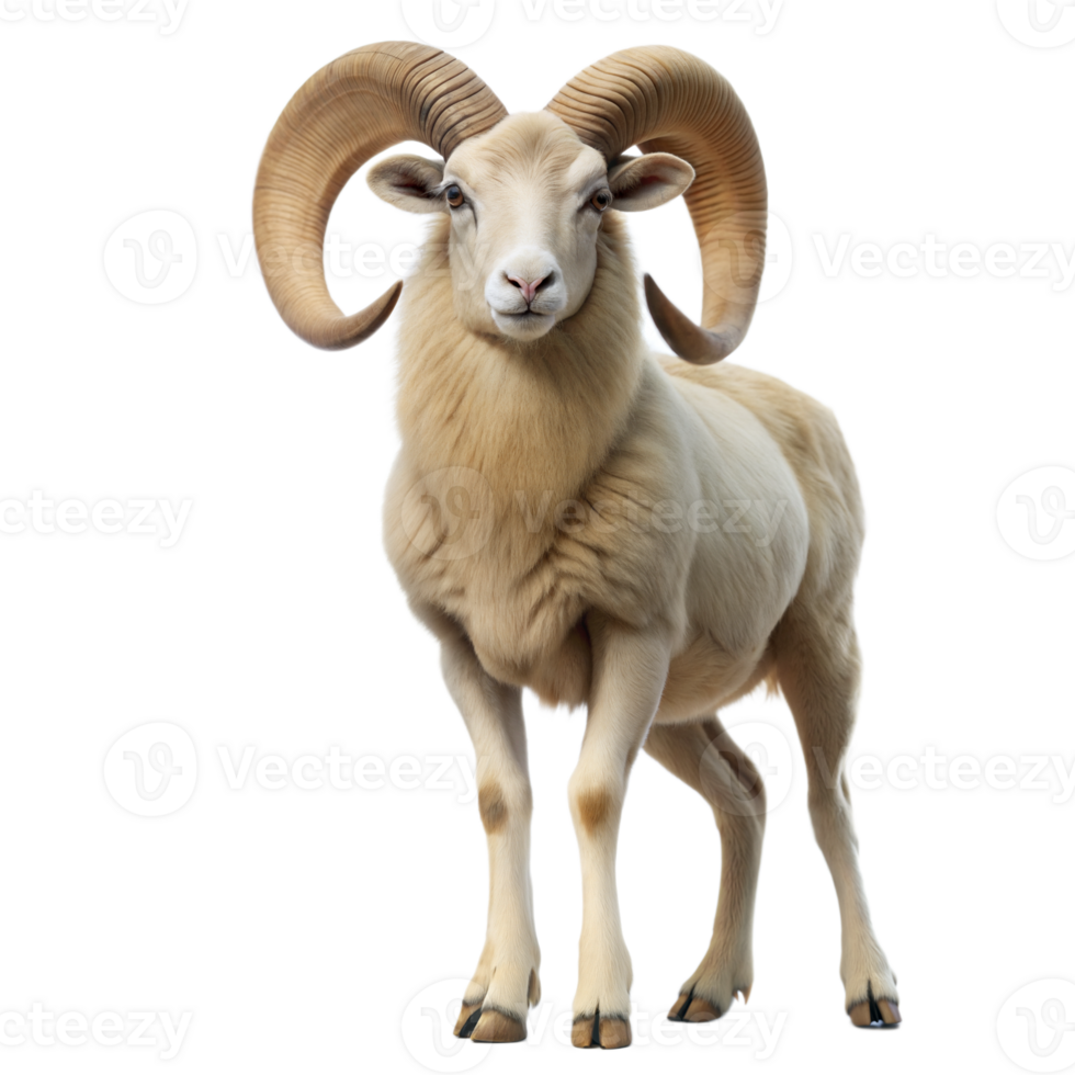 Ram With Horns on Transparent Background png