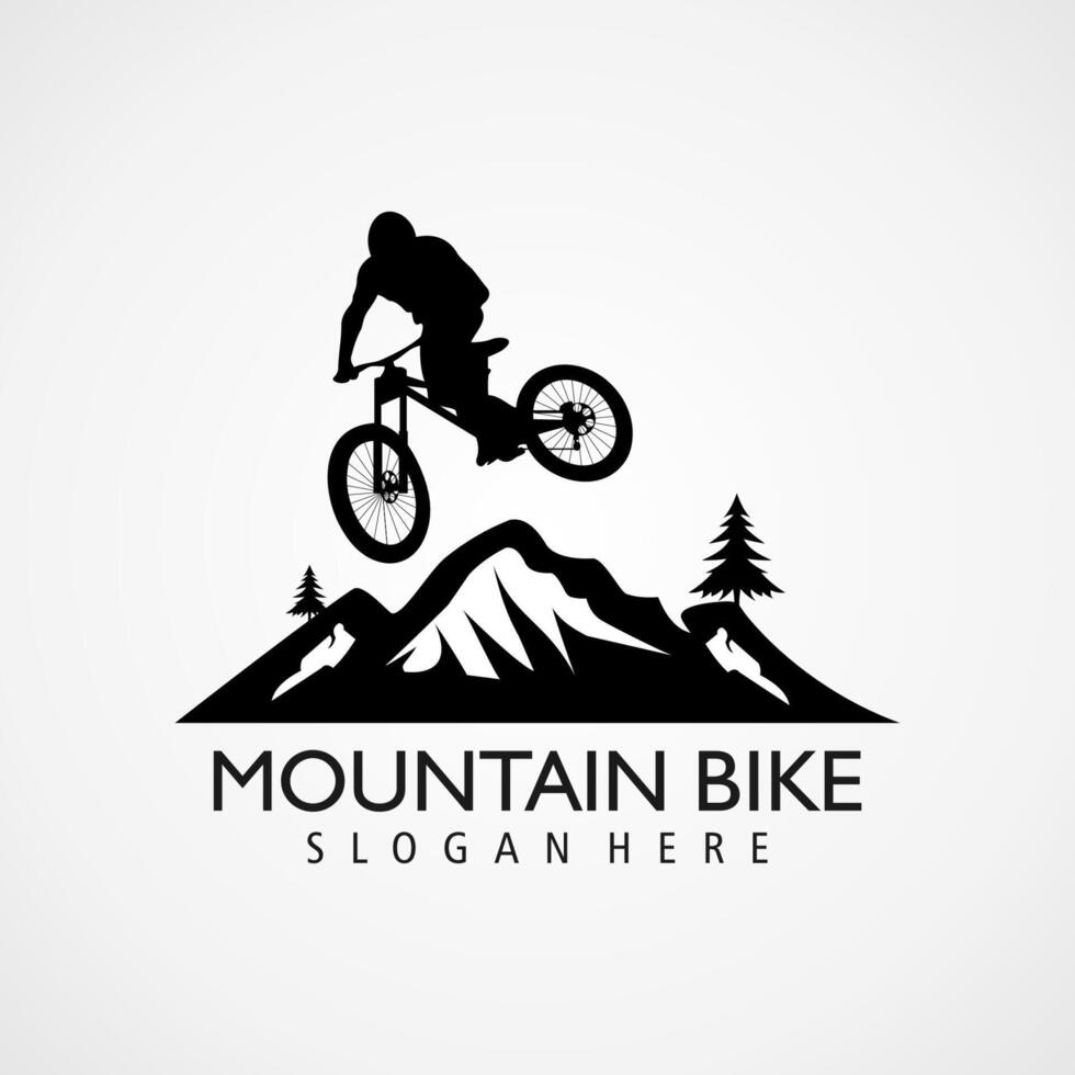 bike mount logo template illustration design vector