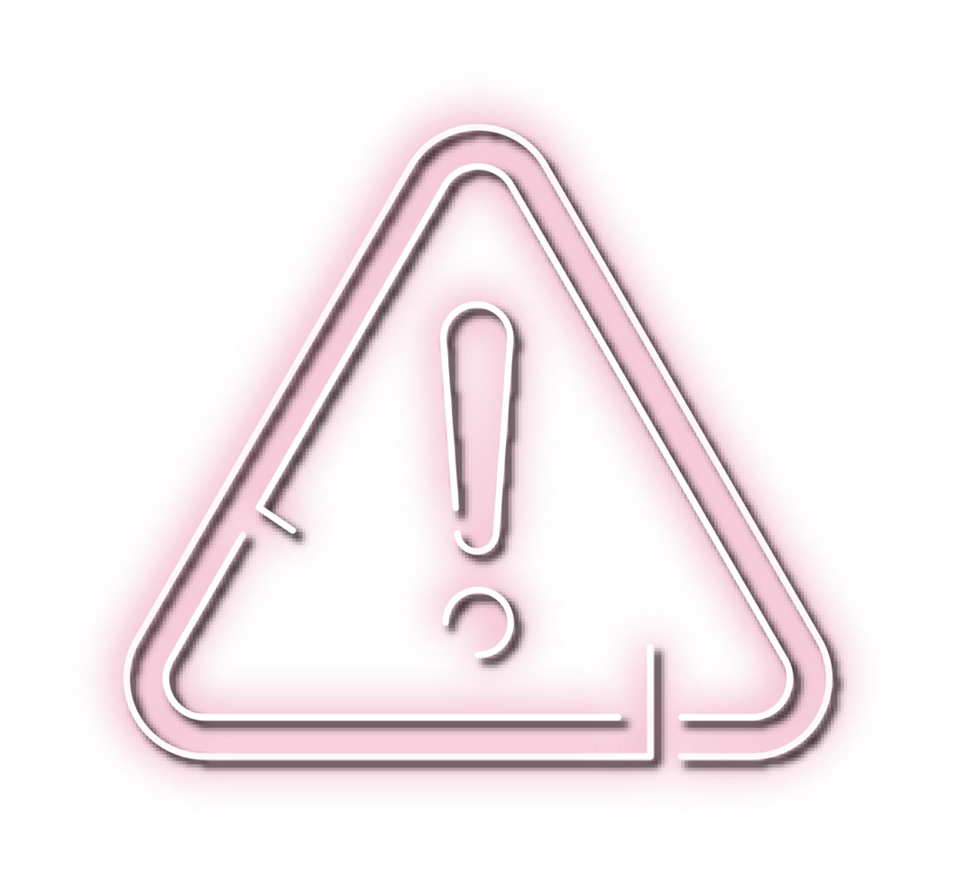 neon simple glowing in the sky png