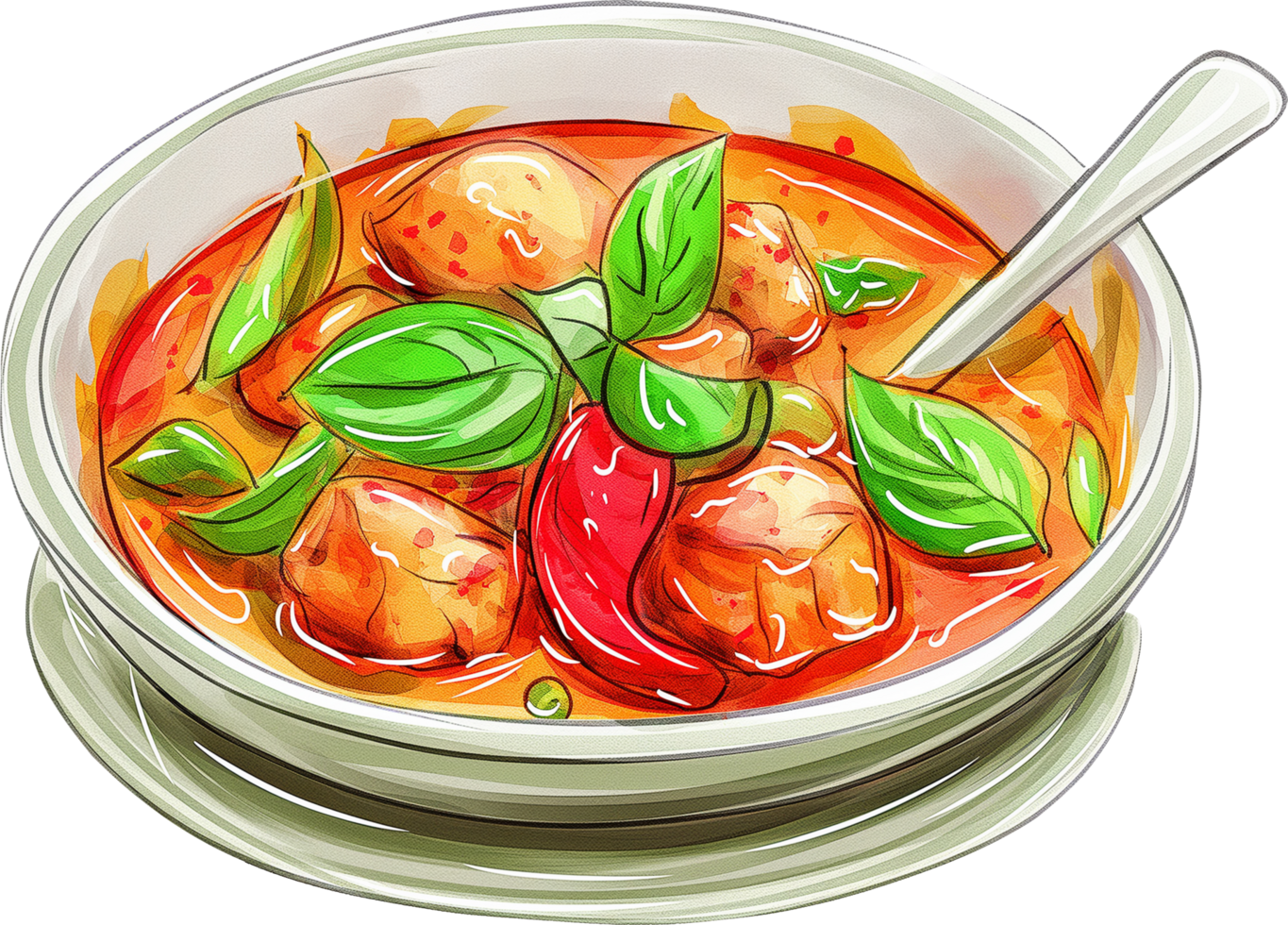 Red Curry food png