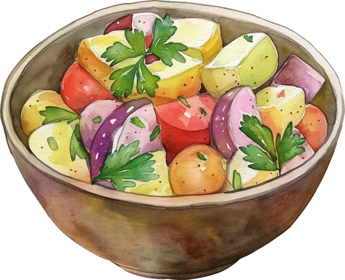 Kartoffelsalat, German potato salad png