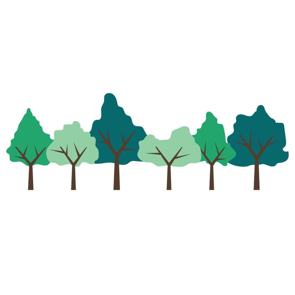 Forest Tree Illustration vector