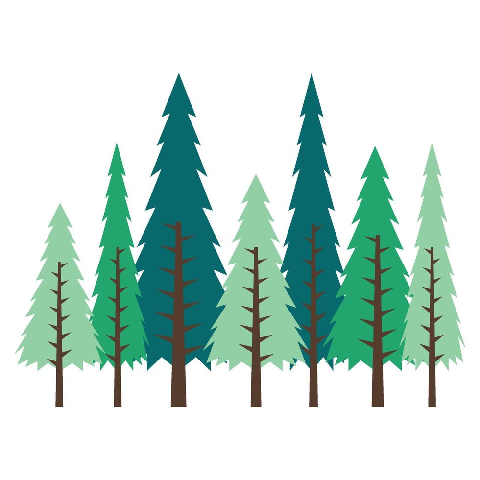 Forest Tree Illustration vector