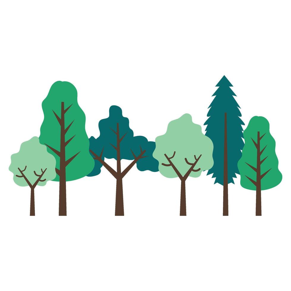 Forest Tree Illustration vector