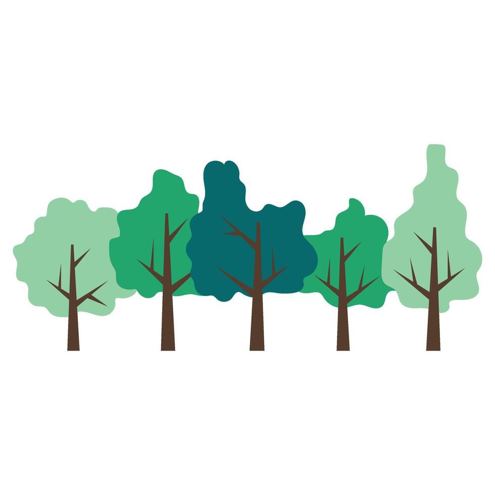 Forest Tree Illustration vector