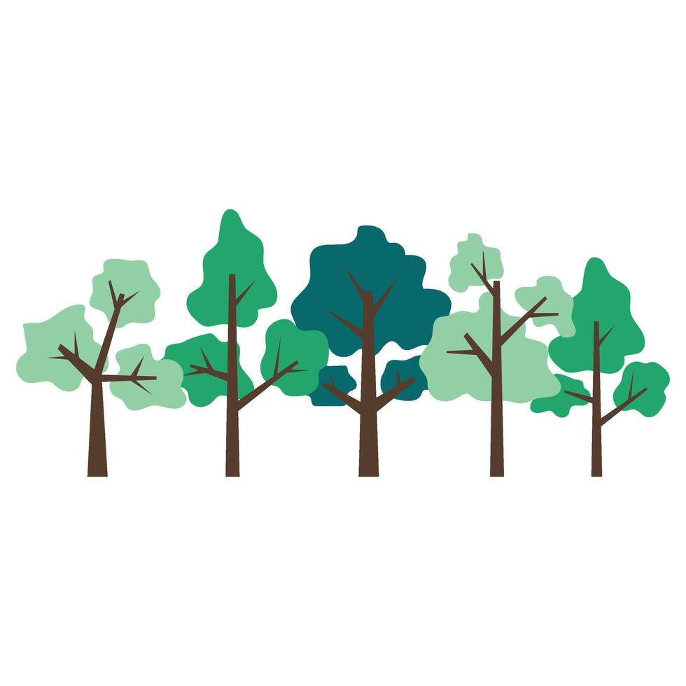 Forest Tree Illustration vector