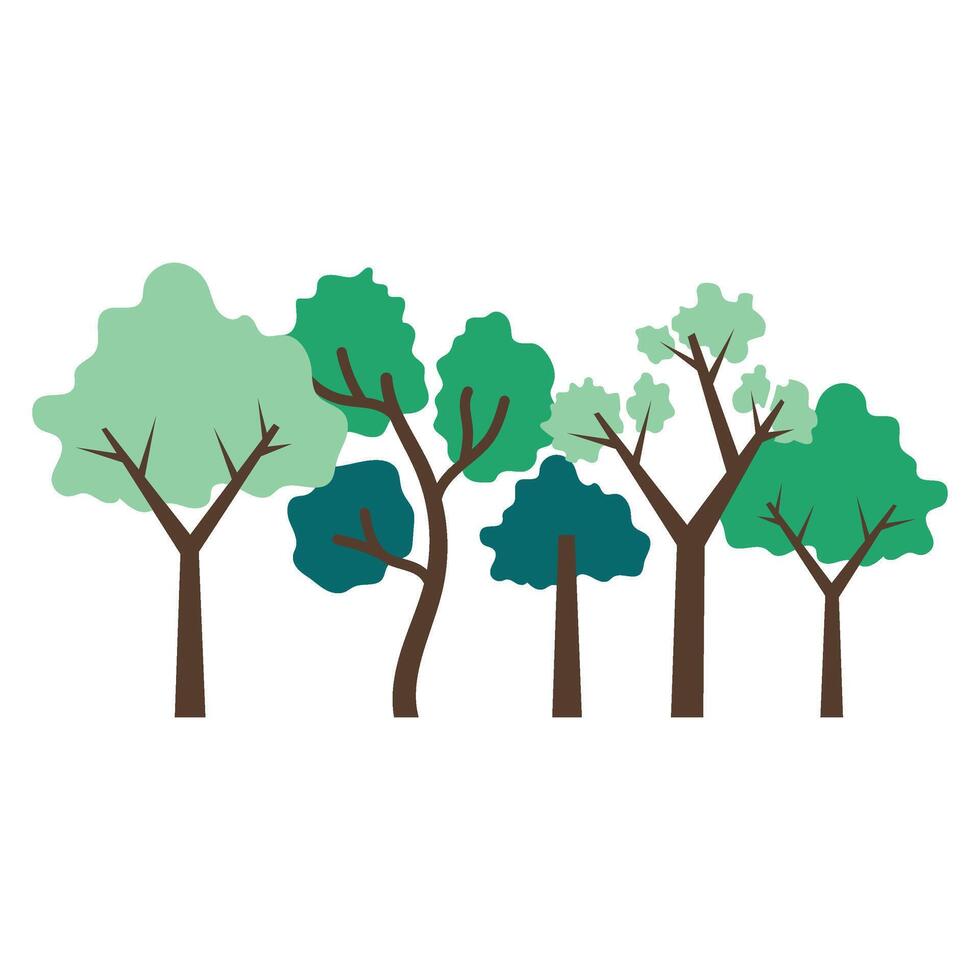 Forest Tree Illustration vector