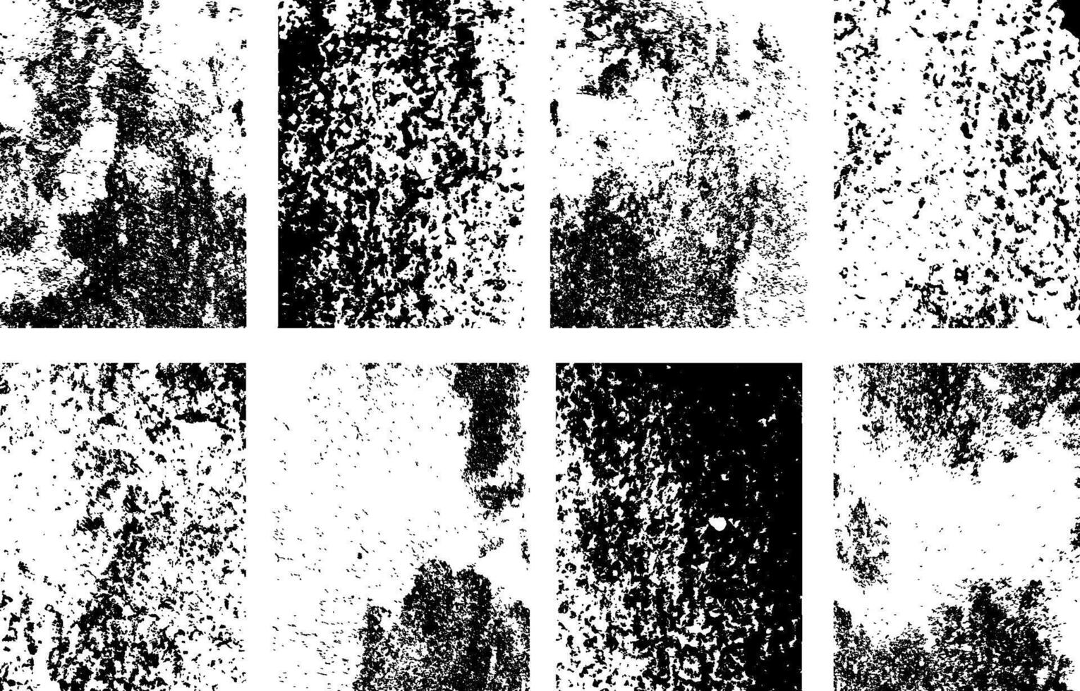Dust Dots Grunge Texture Set vector
