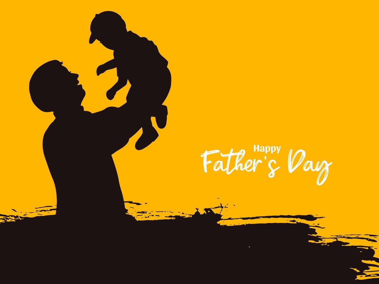 Happy Father's day celebration greeting background illustration vector