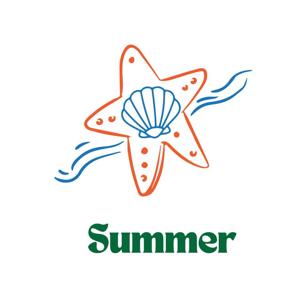Summer logo design vetor file for logo designer inspiration and company brand vector