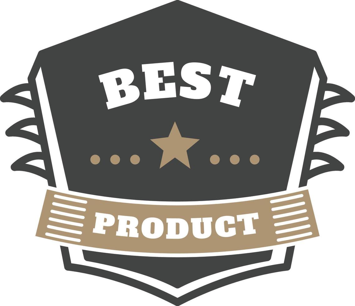 vintage logo with a white background and a black border vector