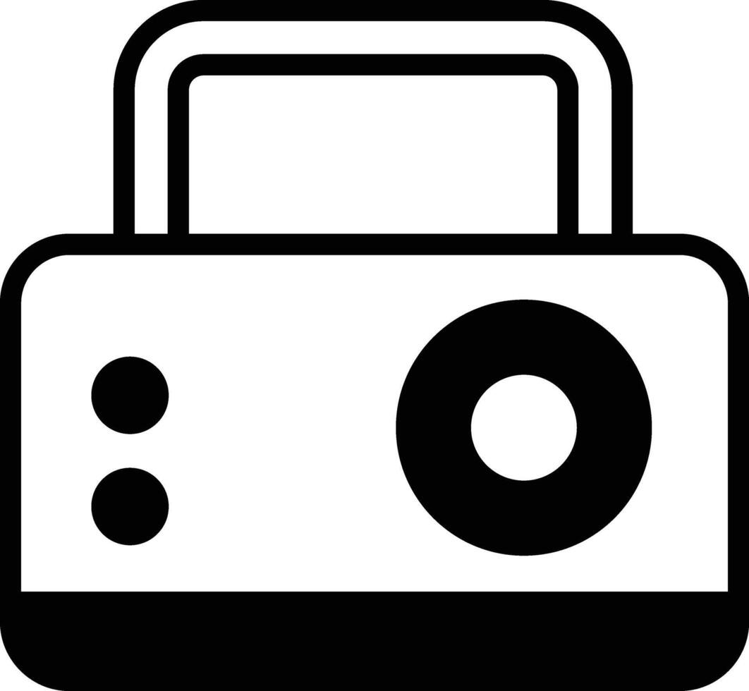 Toaster icon illustration in line style vector