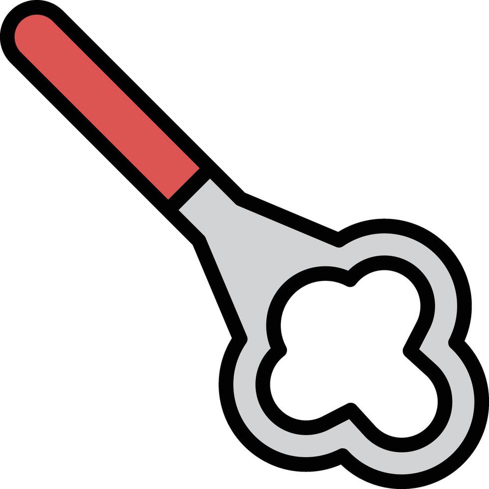 beer bottle opener icon illustration in line style vector