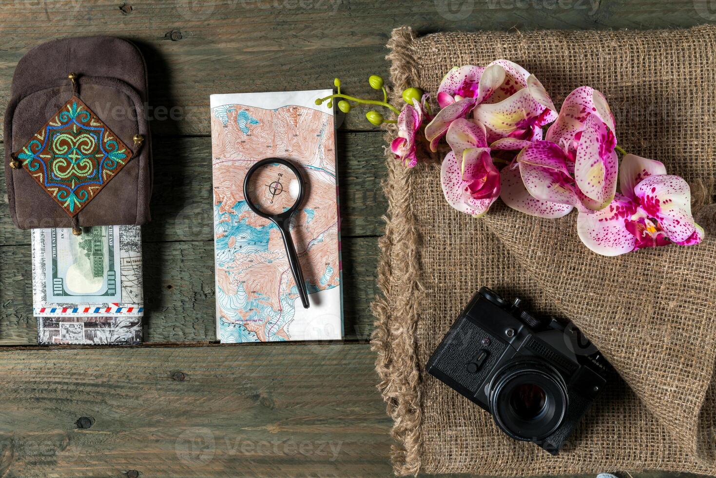 Summer traveling stuff photo