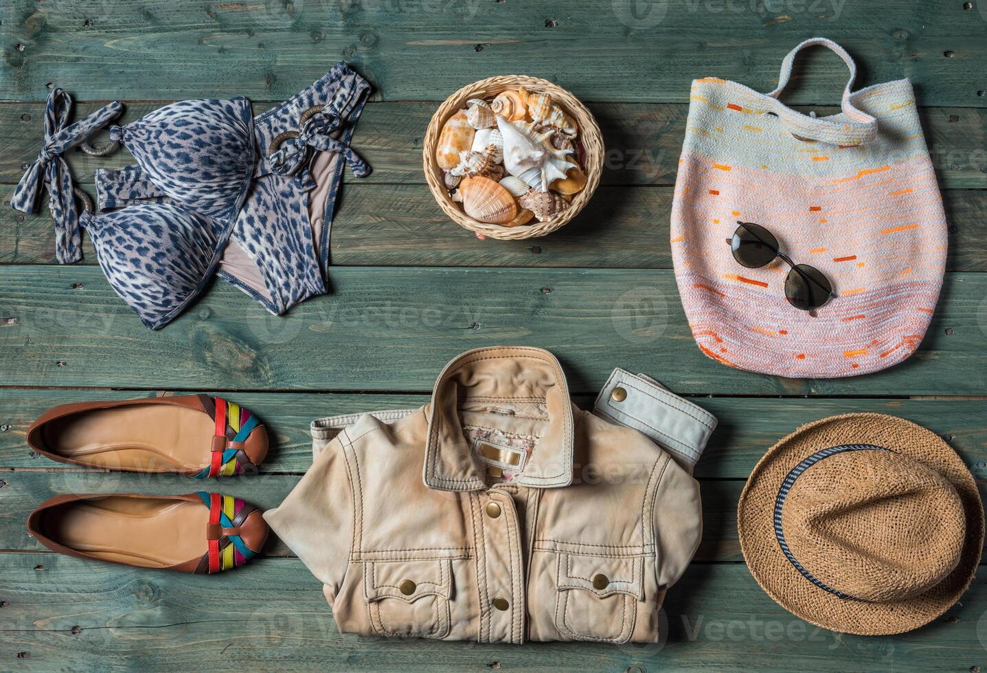 summer traveling stuff photo