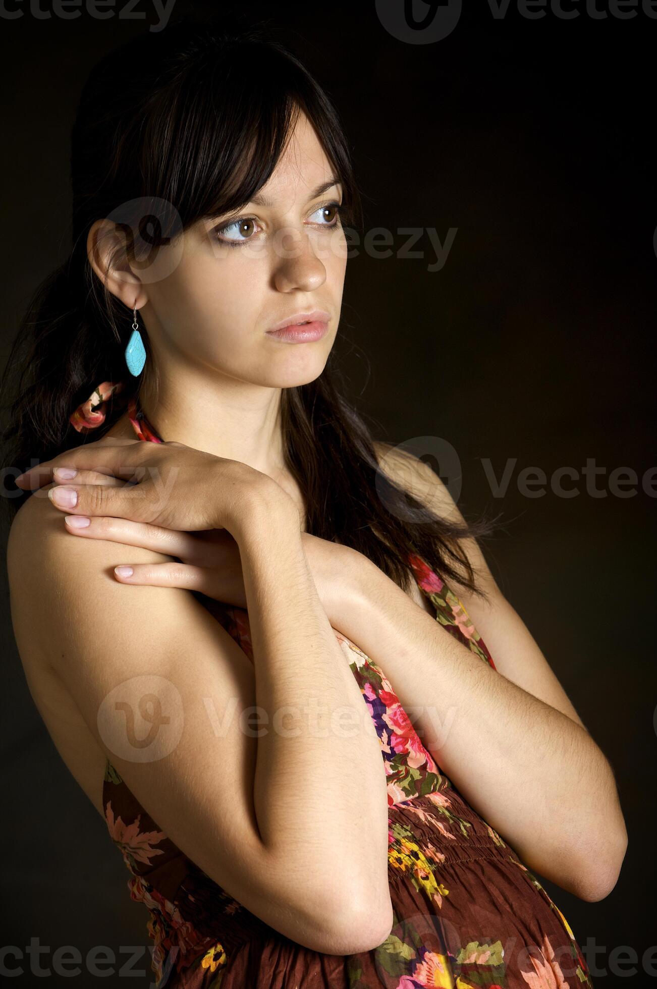 The beautiful young girl, the third trimester of pregnancy 45596839