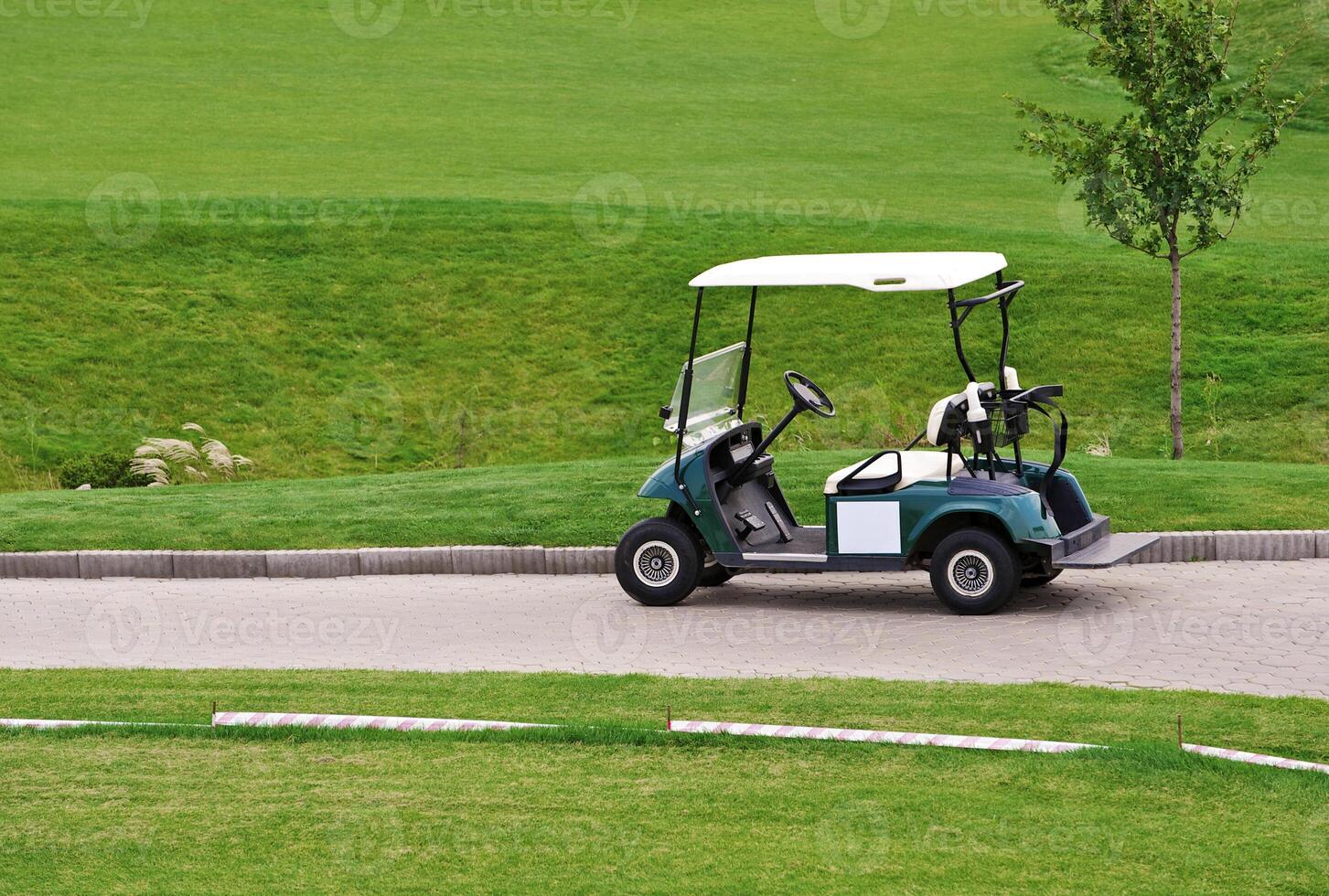 Morning Landscape at a Golf Clu photo