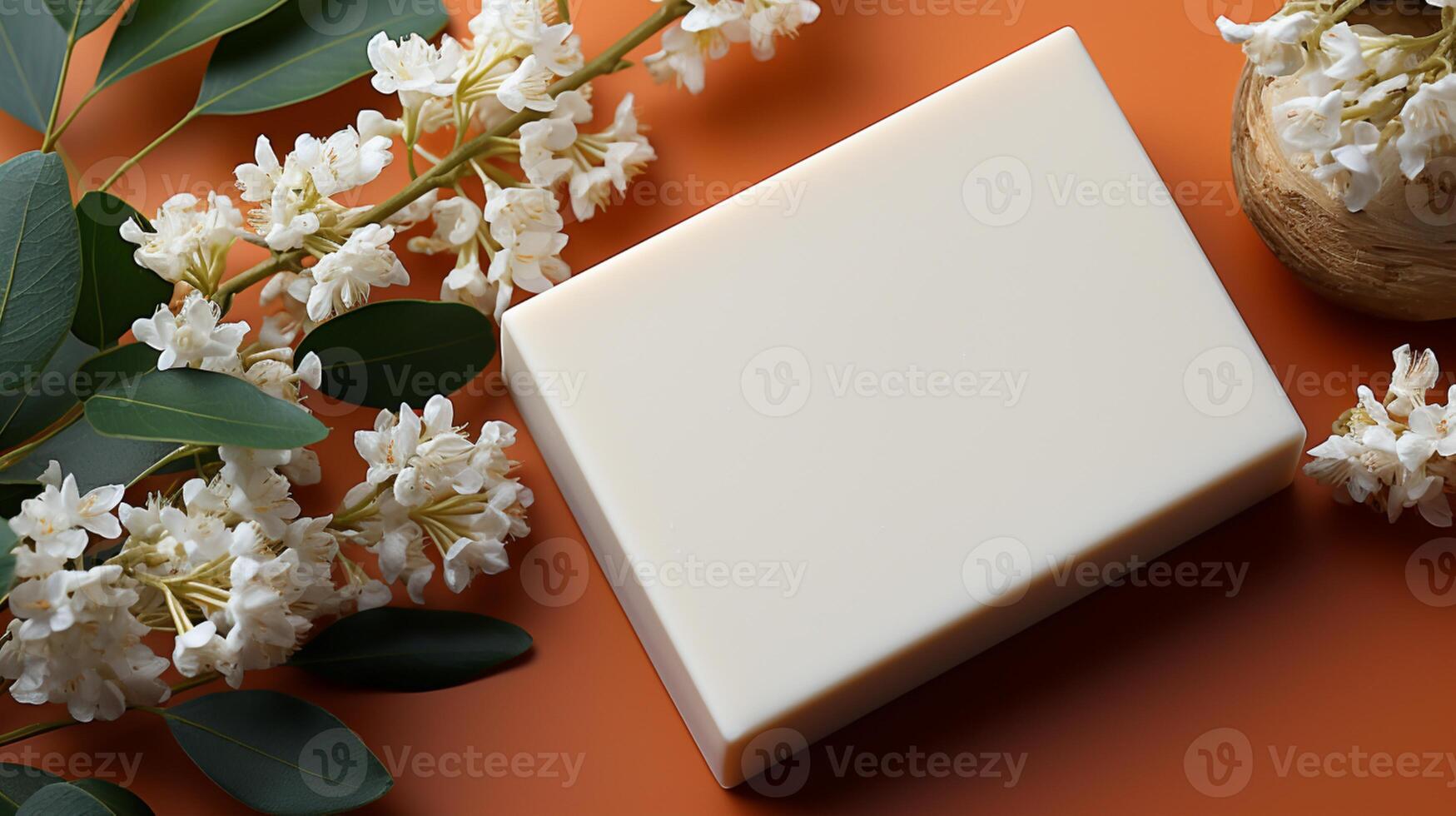 Jasmine flower soap bar extract clean skin photo