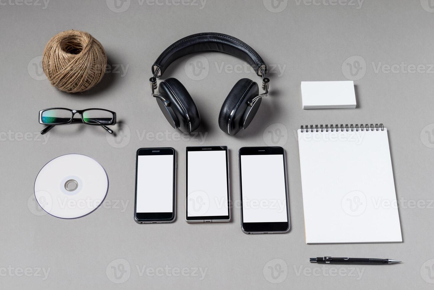 Template for branding identity photo