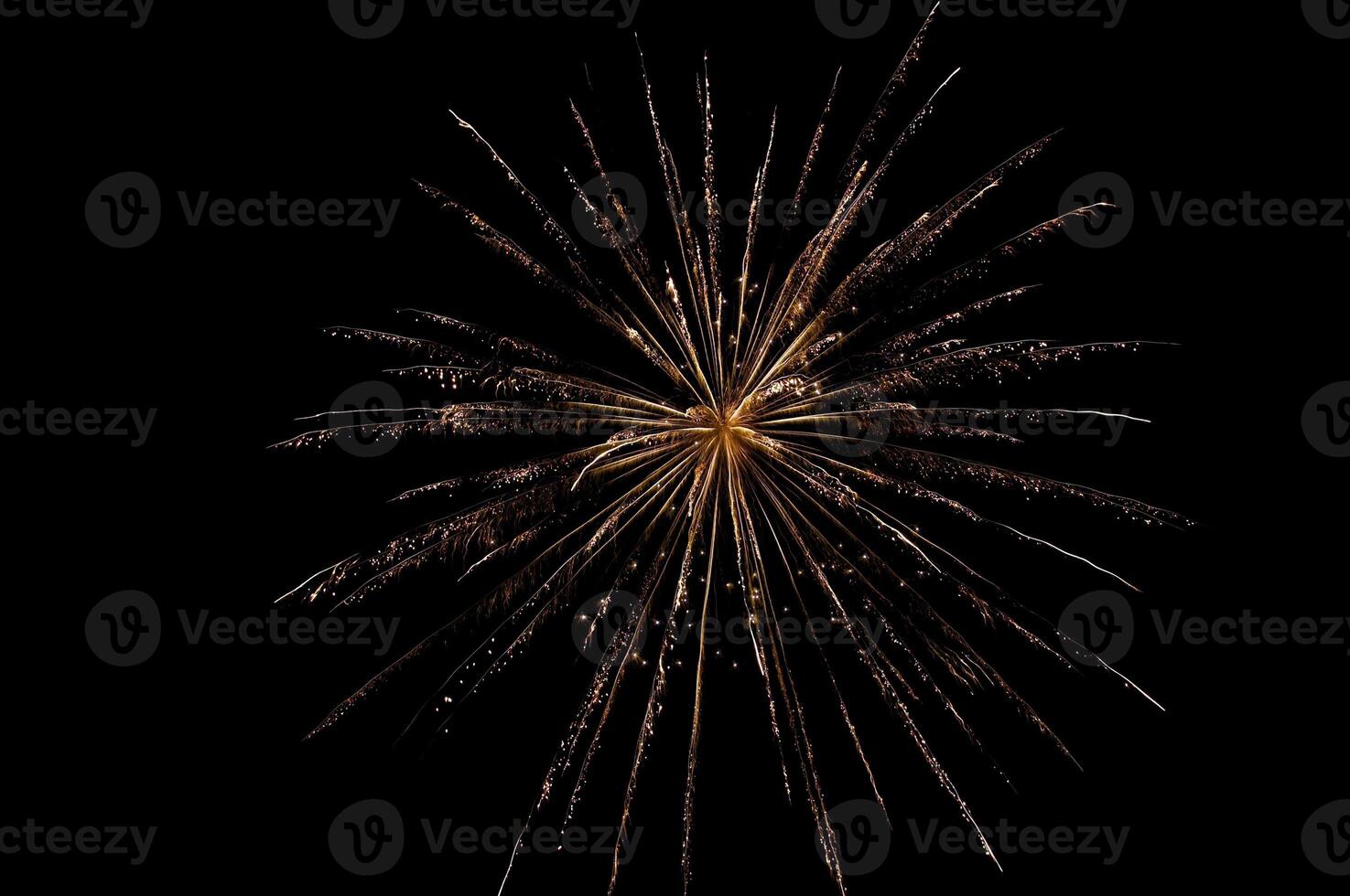 Fireworks in the night sky photo